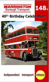 Warrington Borough Transport No.148 40th. Birthday Celebrations